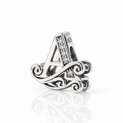 Vintage Letter A to Z Charms-Black Diamonds New York