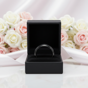 6mm Black Tungsten Carbide Wedding Band-Black Diamonds New York