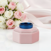 6mm Rotating Decompression Spinner Wedding Band-Black Diamonds New York