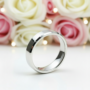 8mm Classic Couple Tungsten Wedding Band-Black Diamonds New York