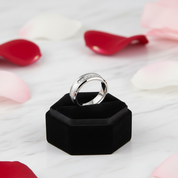 8mm Tungsten Carbide Men's Wedding Band-Black Diamonds New York