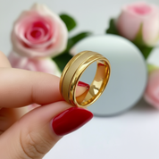 8mm Tungsten Carbide Frosted Men's Wedding Band-Black Diamonds New York