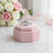 925 Sterling Silver 0.7ct Diamond Stacking Diamond Ring Set-Black Diamonds New York