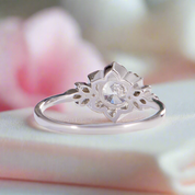 925 Sterling Silver 0.7ct Diamond Stacking Diamond Ring Set-Black Diamonds New York