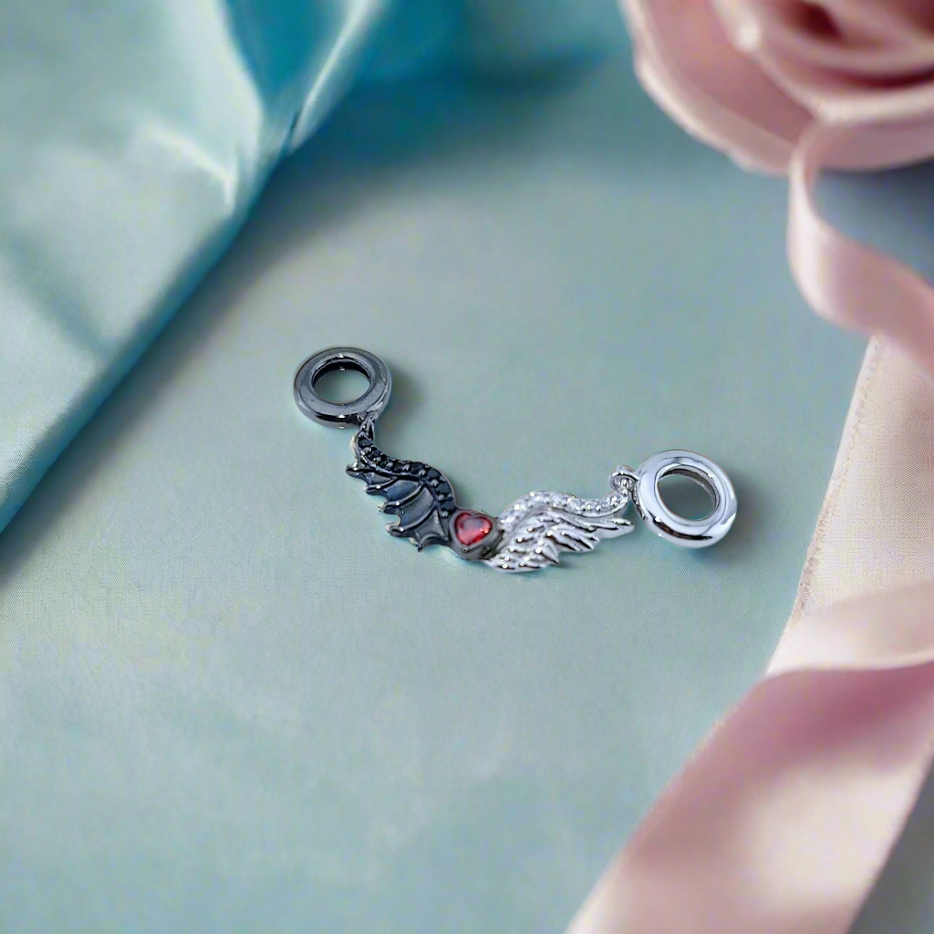 Angel & Devil Charm Bead Series-Black Diamonds New York