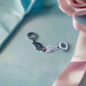 Angel & Devil Charm Bead Series-Black Diamonds New York