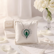 Angel Wings Feather Necklace-Black Diamonds New York