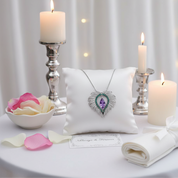 Angel Wings Feather Necklace-Black Diamonds New York