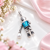 Aqua Diver Alien Pendant-Black Diamonds New York