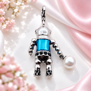 Aqua Diver Alien Pendant-Black Diamonds New York