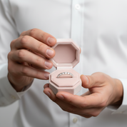 Art Deco Women's Wedding Band-Black Diamonds New York