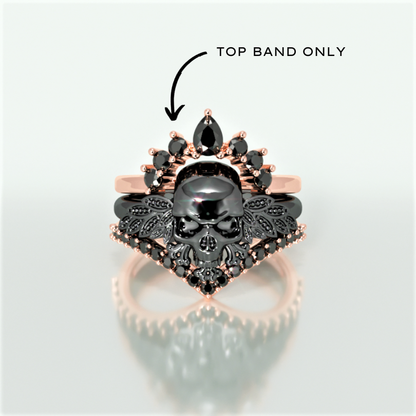 Flash Sale- My Queen Top Band Only-Black Diamonds New York