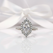 2.0ct Oval Cut Diamond Engagement Ring-Black Diamonds New York