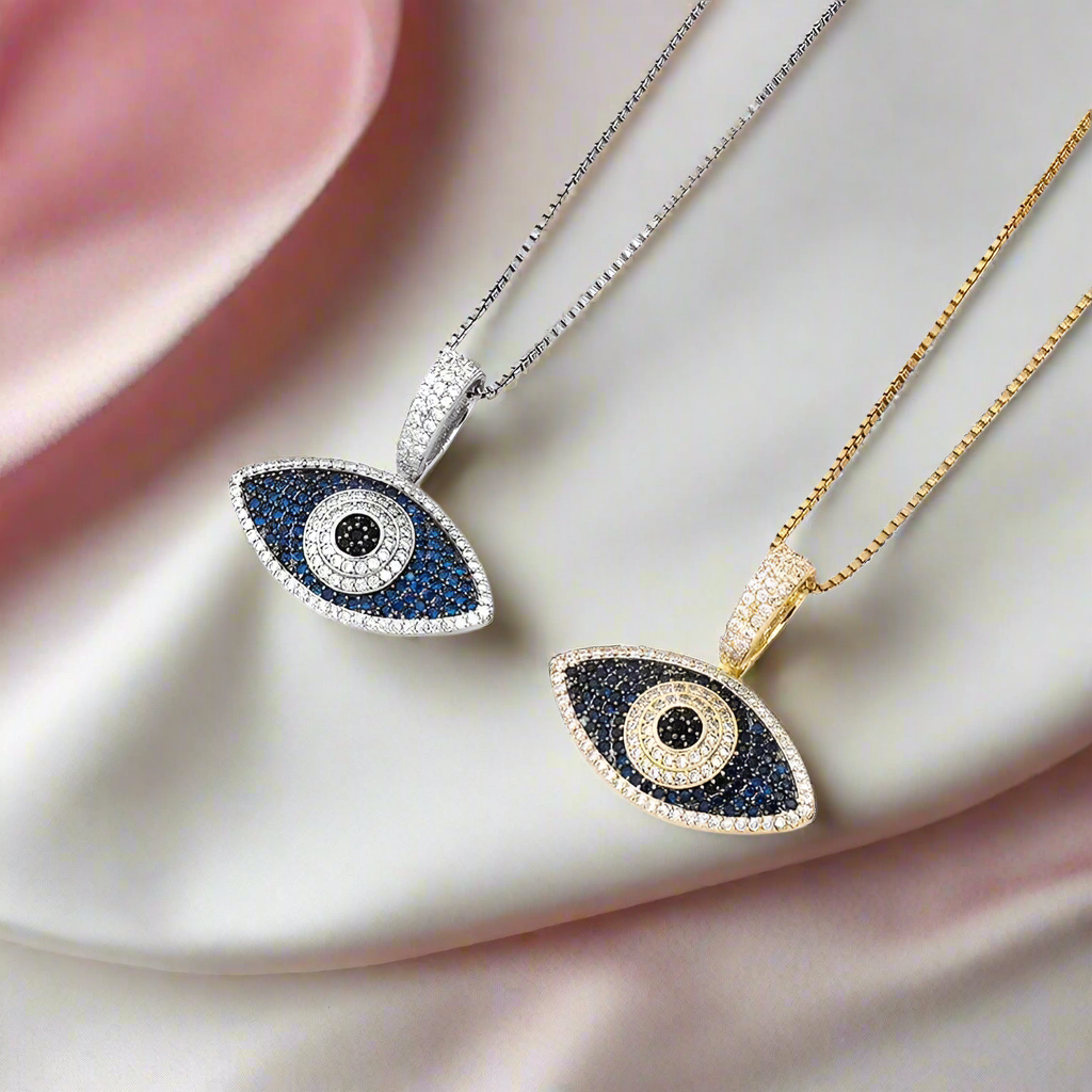 Iced Diamond Pendant Hip Hop Necklace-Black Diamonds New York