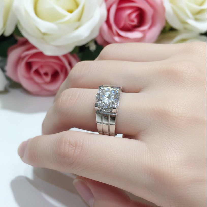 2.0 Ct VVS Grade Diamond Men's Ring-Black Diamonds New York