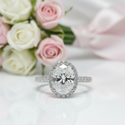 Oval Cut 2.0 Ct Diamond Option Engagement Ring-Black Diamonds New York