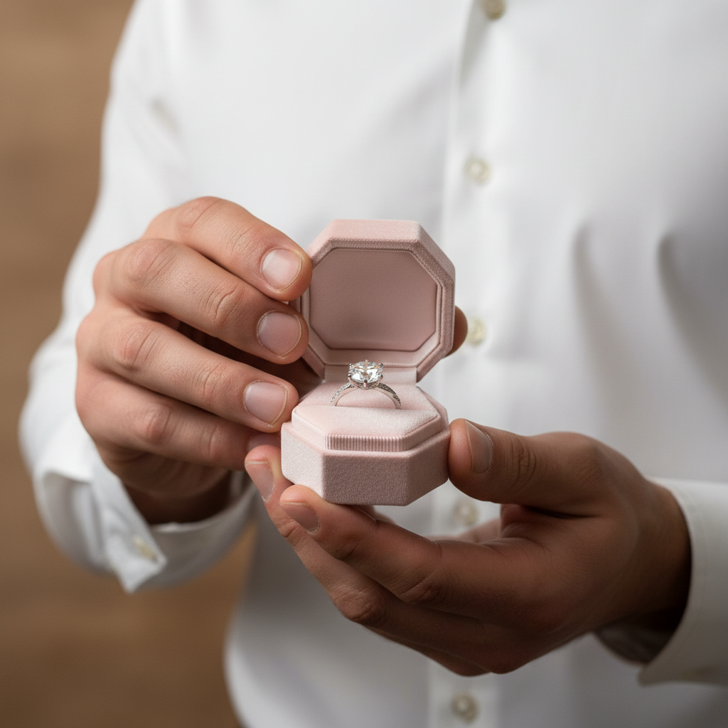 2.0 Ct Round Cut Diamond Twin Blossom Engagement Ring-Black Diamonds New York