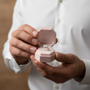 2.0 Ct Round Cut Diamond Twin Blossom Engagement Ring-Black Diamonds New York