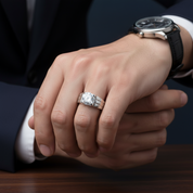 2.0 Ct VVS Grade Diamond Men's Ring-Black Diamonds New York