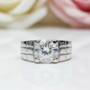 2.0 Ct VVS Grade Diamond Men's Ring-Black Diamonds New York