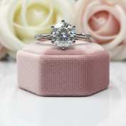 2.0 Ct Round Cut D Color Diamond 6 Prong Engagement Ring-Black Diamonds New York