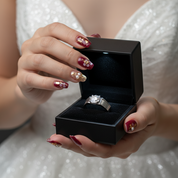 Brilliant Cut Diamond Option Men's Wedding Ring-Black Diamonds New York