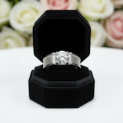 Brilliant Cut Diamond Men's Wedding Ring-Black Diamonds New York