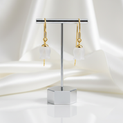 Fresh Bell Orchid Drop Earrings-Black Diamonds New York