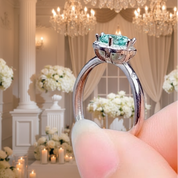 Crackling 1.0 Ct Diamond Engagement Ring-Black Diamonds New York