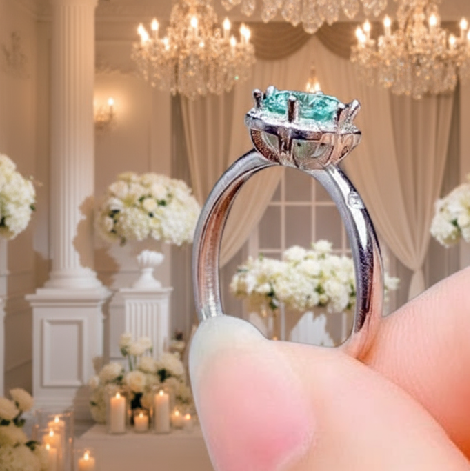 Crackling 1.0 Ct Diamond Engagement Ring-Black Diamonds New York