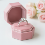 Round Cut D Color Diamond Swallowtail Cow Head Engagement Ring-Black Diamonds New York