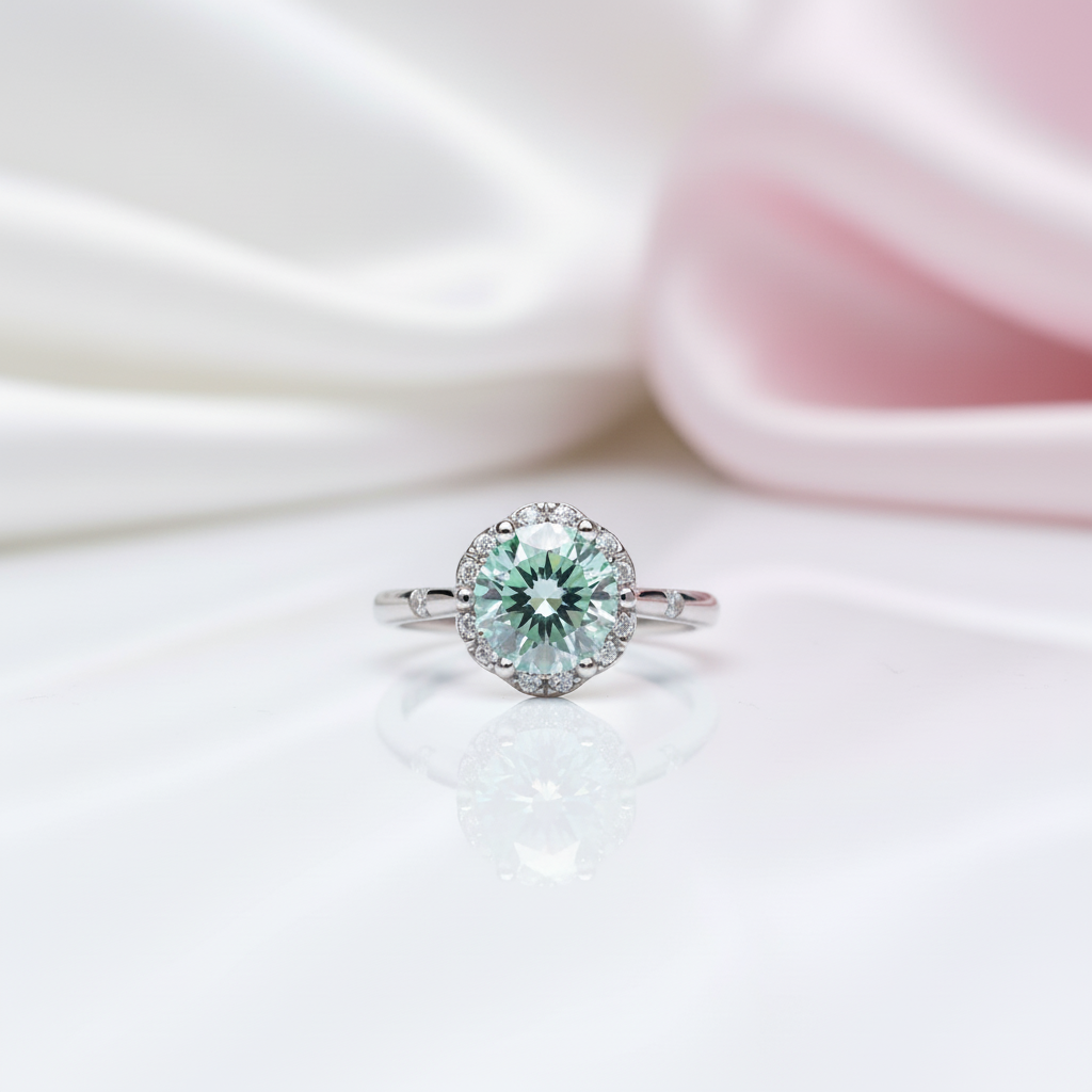 Crackling 1.0 Ct Diamond Option Engagement Ring-Black Diamonds New York