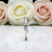 0.7 Ct Round Cut 7 Pieces Diamond Wedding Band-Black Diamonds New York