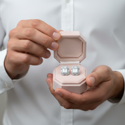 2.0 Ct Emerald Cut Diamond Stud Earrings-Black Diamonds New York