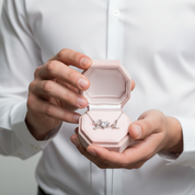 Diamond Option Love Shaped Pendant Necklace-Black Diamonds New York