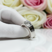 1.0 Ct Round Cut Diamond Men's Ring-Black Diamonds New York