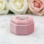 0.2 Ct Diamond Cupid's Arrow Ring-Black Diamonds New York