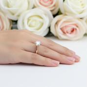 Round Cut 3.0 Ct Diamond Engagement Ring-Black Diamonds New York