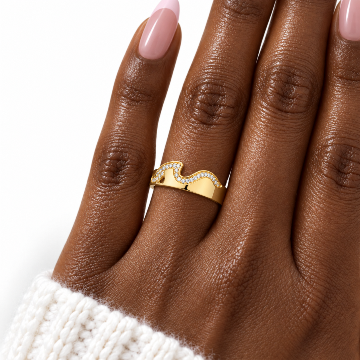 Matching Interlocking Puzzle Promise Ring