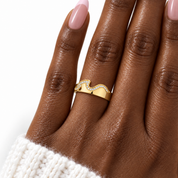 Matching Interlocking Puzzle Promise Ring