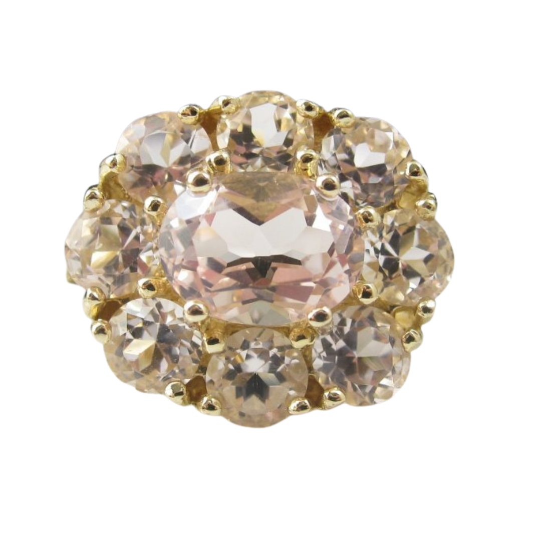 VIP Dream Ring Pink Morganite (Aftersale Service)-Black Diamonds New York