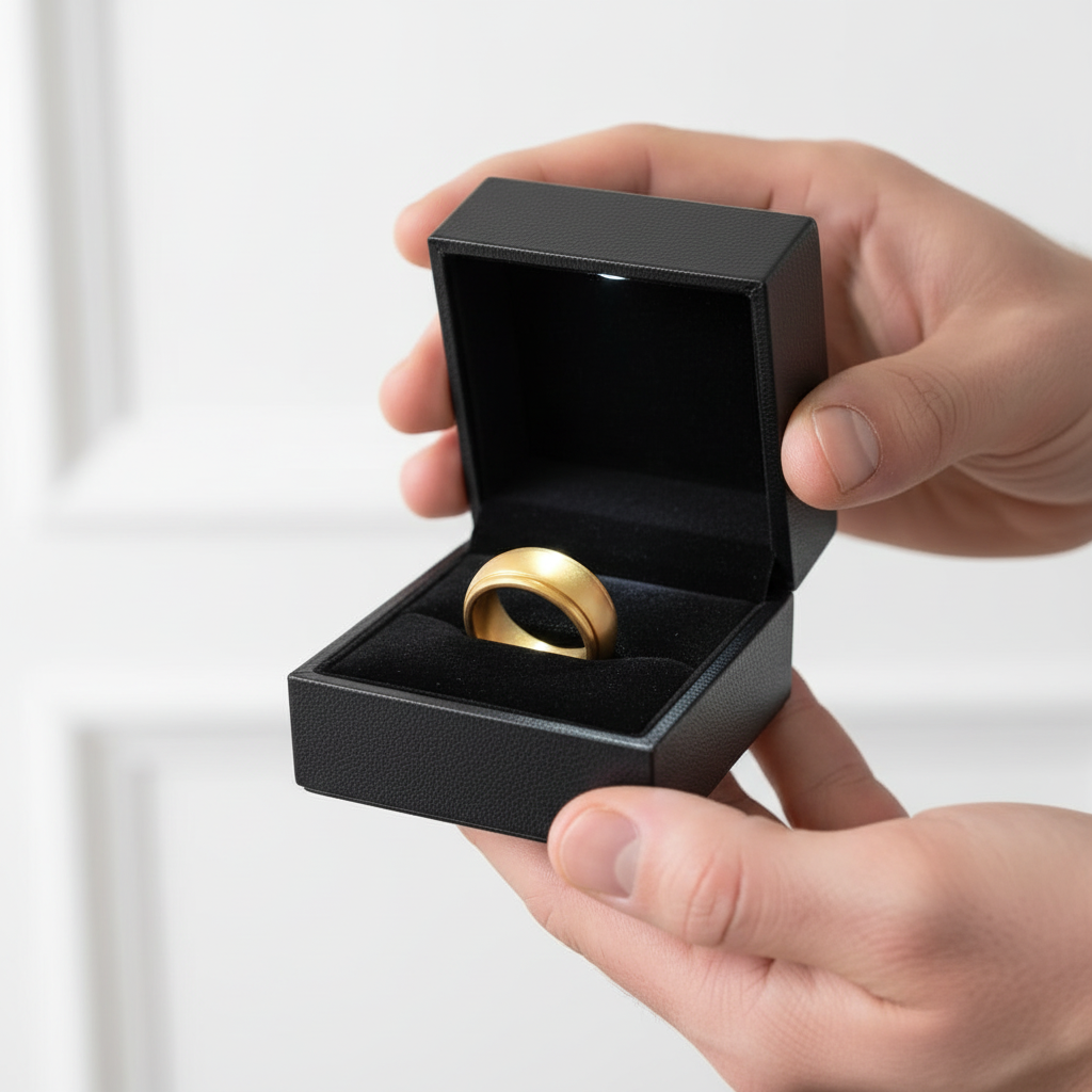 Sports Silicone Wedding Band Set-Black Diamonds New York