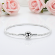 Bead Charm Bangle-Black Diamonds New York