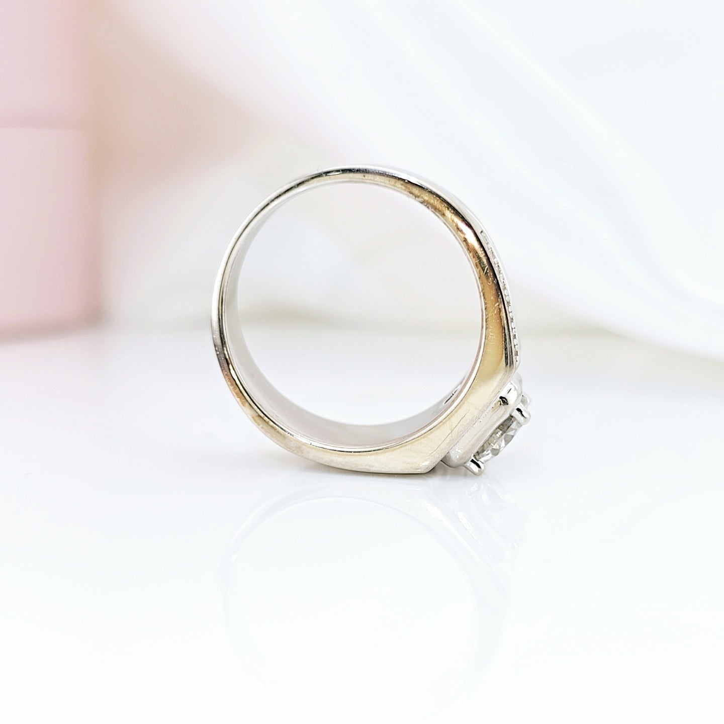 1.0 Ct Round Cut D Color Diamond Option Wedding Band-Black Diamonds New York