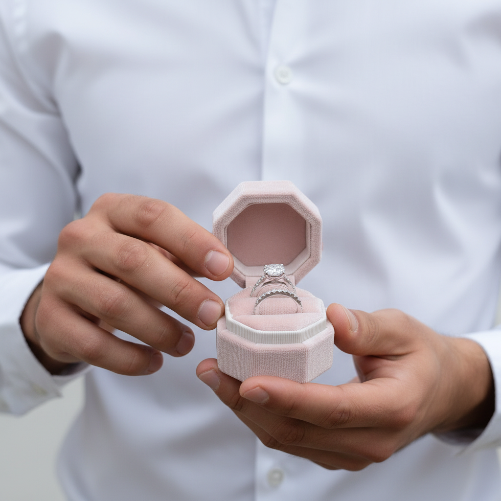 Classic 3.0 Ct Round Cut Diamond Bridal Set-Black Diamonds New York