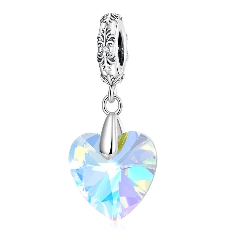 Heart-Shaped Charms with Colorful EVN Diamond-Black Diamonds New York