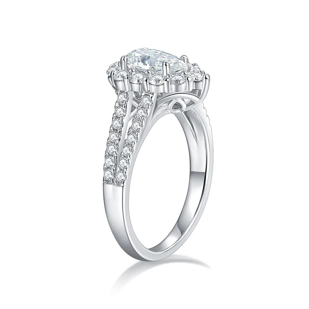 Pear Cut Diamond Engagement Ring-Black Diamonds New York