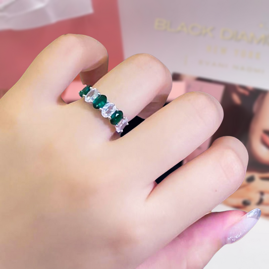 Oval Cut Diamond Engagement Ring-Black Diamonds New York