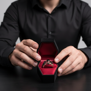 Black Crow- 1.25 Carat Diamond Gothic Wedding Ring-Black Diamonds New York