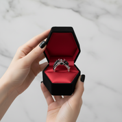 Black Crow- 1.25 Carat Diamond Option Gothic Wedding Ring-Black Diamonds New York